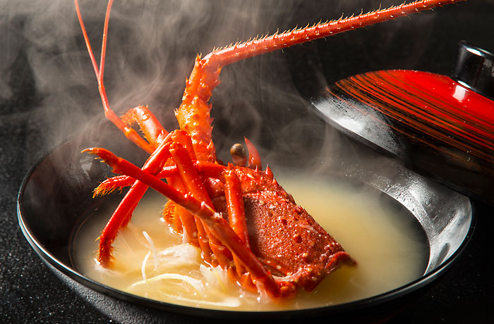 伊勢海老のお味噌汁