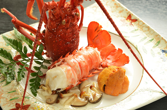 伊勢海老と雲丹