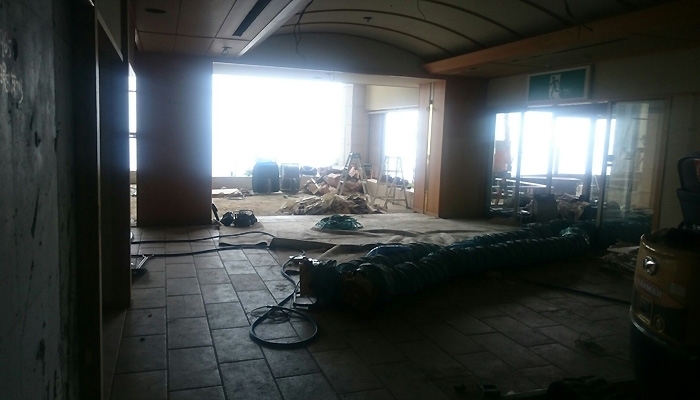 ロビー改装工事